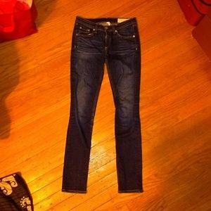 Rag & Bone mid-rise skinny jeans, size 26